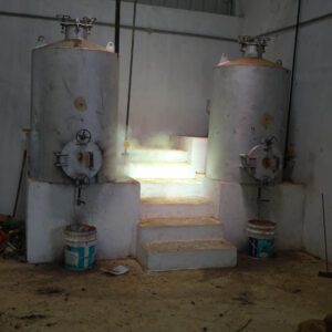 Static cashew steaming machinery