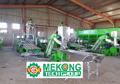 Automatic cashew shelling line mekong-10h3