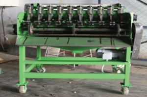 Cashew nut shell removing machine 